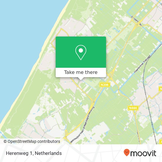 Herenweg 1, 2201 GA Noordwijk-Binnen map