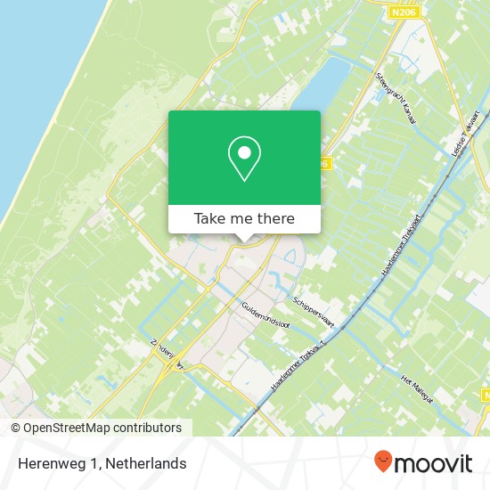 Herenweg 1, 2211 CA Noordwijkerhout Karte