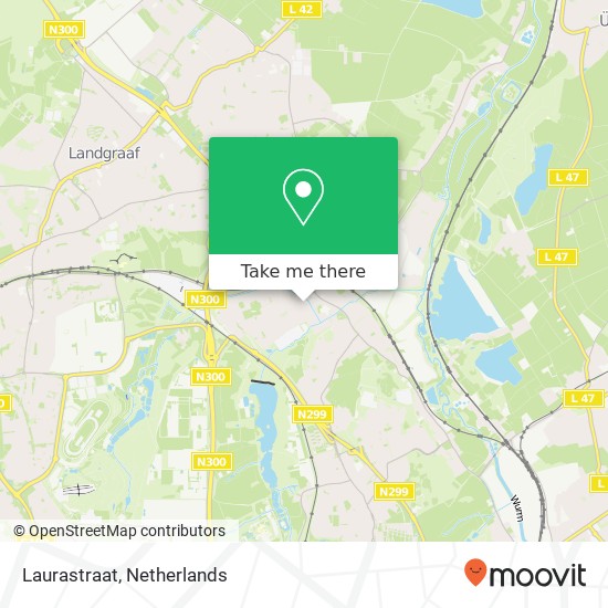 Laurastraat, Laurastraat, 6471 JL Eygelshoven, Nederland Karte