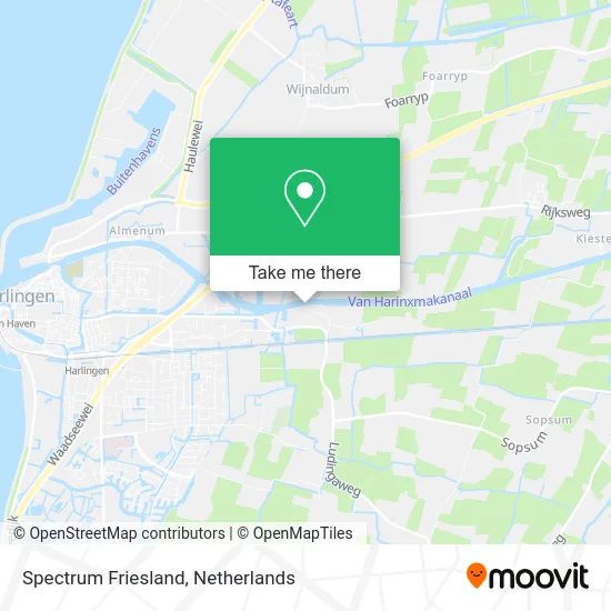 Spectrum Friesland map