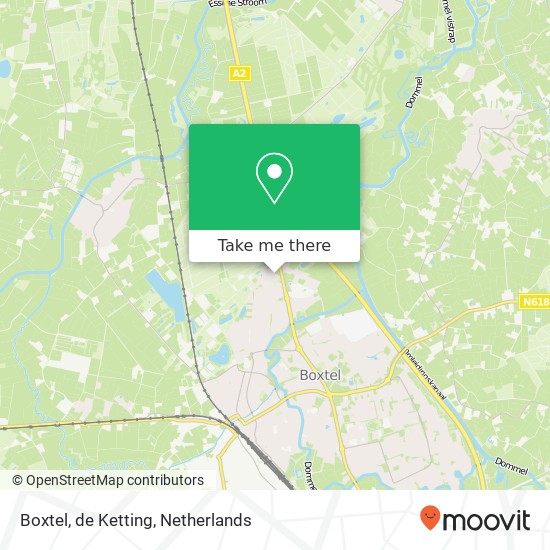 Boxtel, de Ketting map