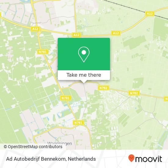 Ad Autobedrijf Bennekom, Bovenweg 3 map