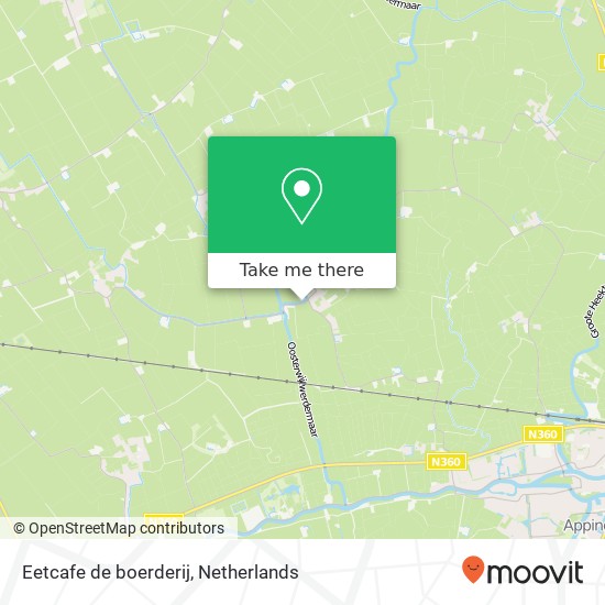 Eetcafe de boerderij, Schoolweg 2 map