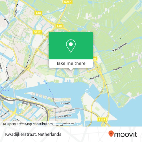 Kwadijkerstraat, Kwadijkerstraat, 1023 Amsterdam, Nederland map