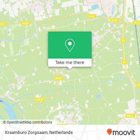 Kraamburo Zorgsaam, Aalderwijksestraat 20 map