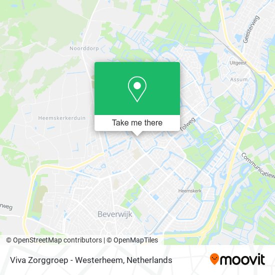 Viva Zorggroep - Westerheem map