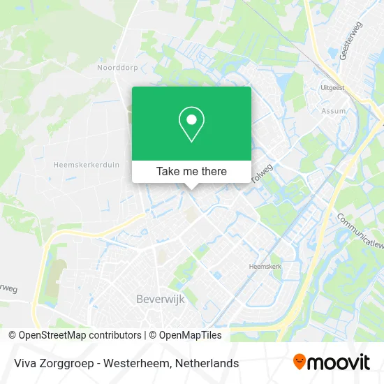 Viva Zorggroep - Westerheem map