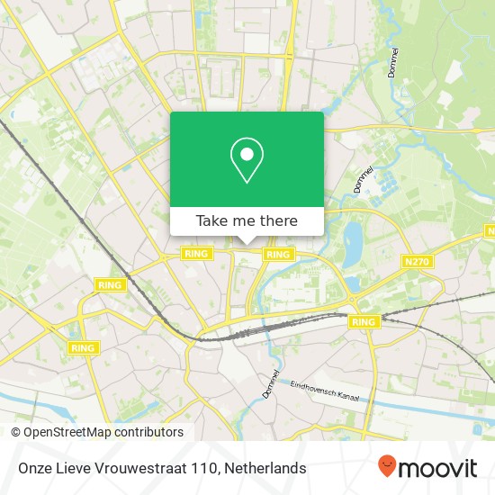 Onze Lieve Vrouwestraat 110, 5623 PE Eindhoven map