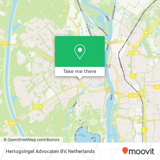 Hertogsingel Advocaten BV, Hertogsingel 83 Karte