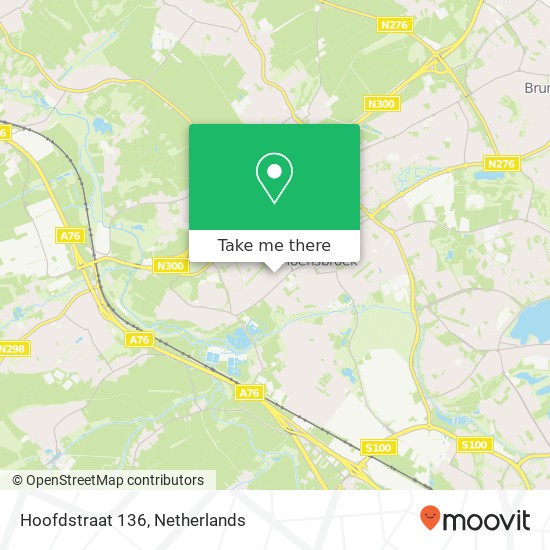 Hoofdstraat 136, 6432 GJ Hoensbroek map