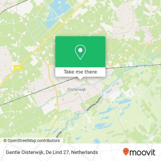 Gentle Oisterwijk, De Lind 27 Karte