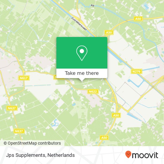 Jps Supplements, Heertveldseweg 4 map