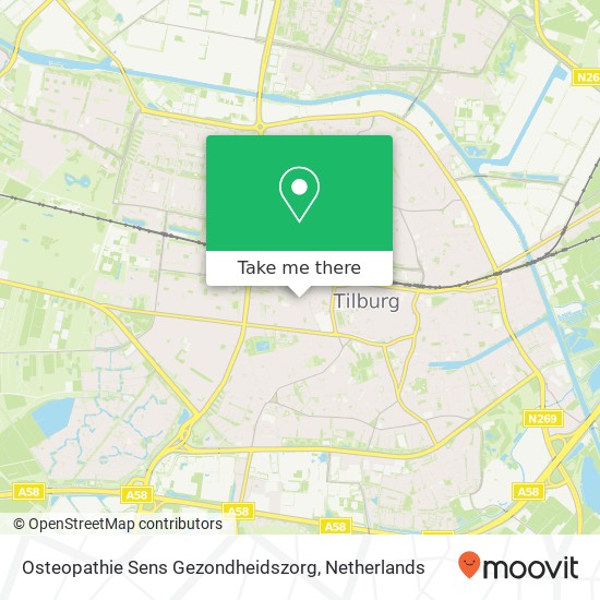 Osteopathie Sens Gezondheidszorg, Boomstraat 118E map