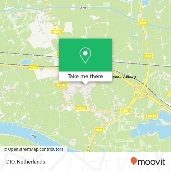 DIO, Het Dorpsplein 5 map