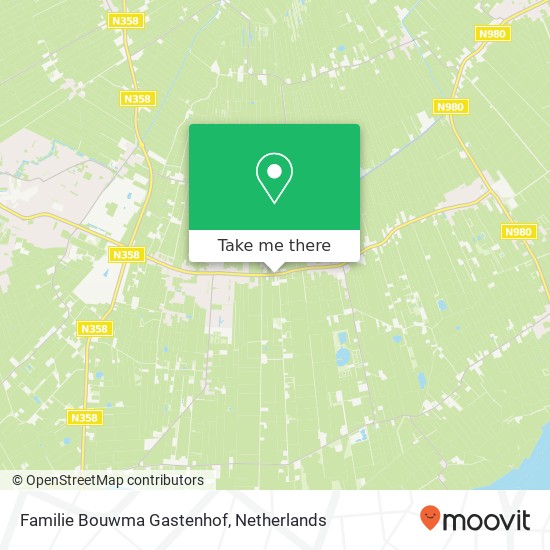 Familie Bouwma Gastenhof, Provincialeweg 102 Karte