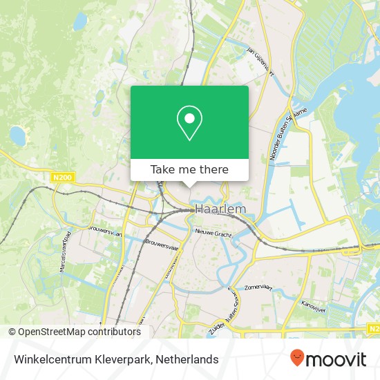 Winkelcentrum Kleverpark map