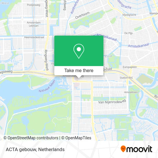 ACTA gebouw map