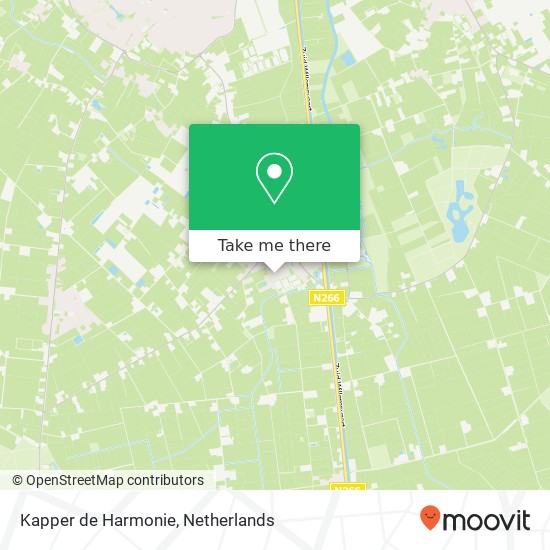 Kapper de Harmonie, Harmonielaan 28 map