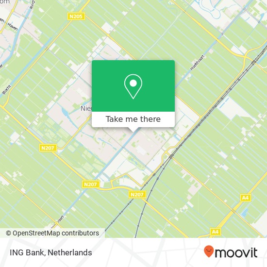 ING Bank, Hoofdweg 1197 map