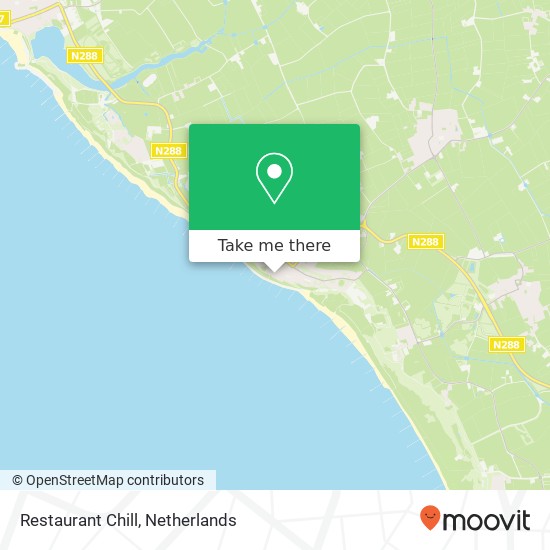 Restaurant Chill, Langstraat map