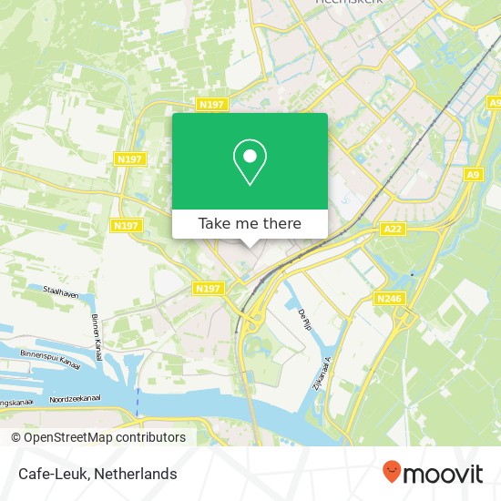 Cafe-Leuk, Zeestraat 37 map