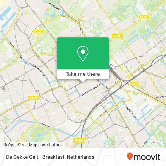 De Gekke Geit - Breakfast map