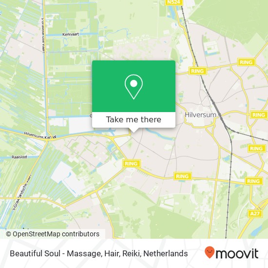 Beautiful Soul - Massage, Hair, Reiki, Bodemanstraat 53 map