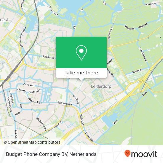 Budget Phone Company BV Karte