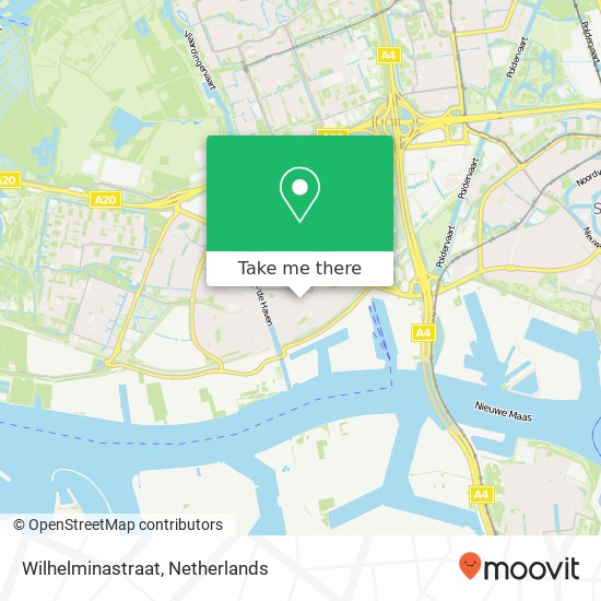 Wilhelminastraat, Wilhelminastraat, 3134 Vlaardingen, Nederland map