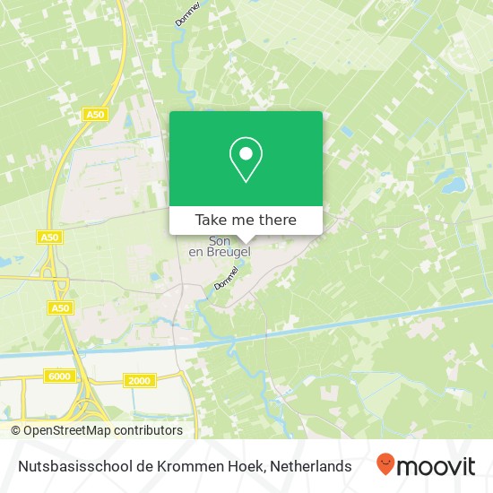 Nutsbasisschool de Krommen Hoek, Doormanlaan 1 map