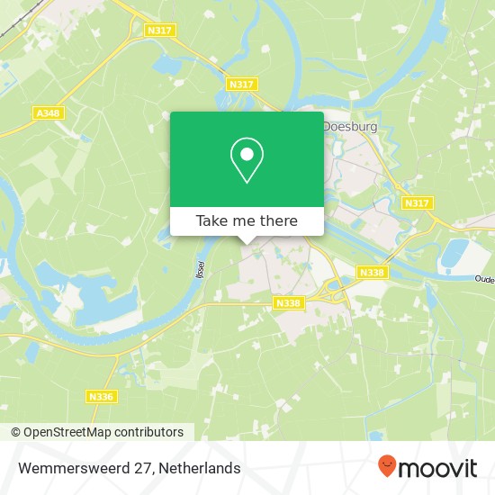 Wemmersweerd 27, Wemmersweerd 27, 6983 HB Doesburg, Nederland Karte