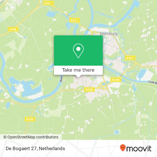 De Bogaert 27, 6983 HE Doesburg map