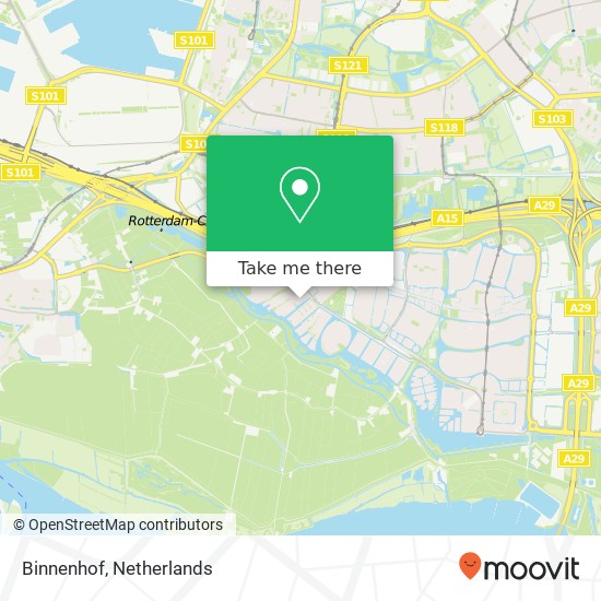 Binnenhof, Binnenhof, 3162 Rhoon, Nederland map