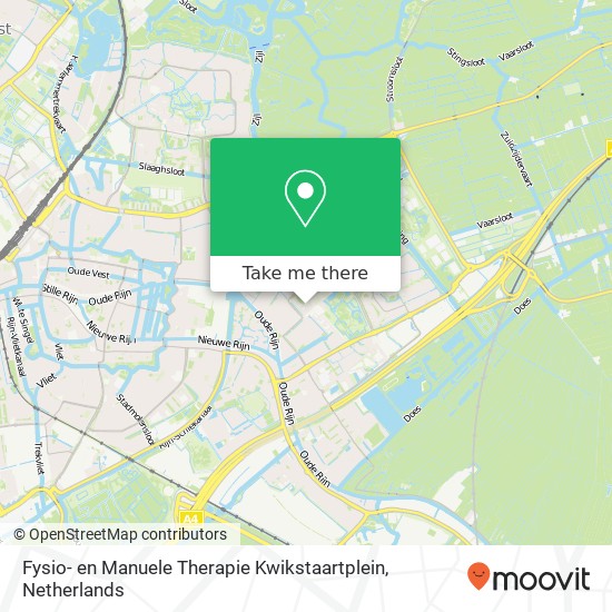 Fysio- en Manuele Therapie Kwikstaartplein, Kwikstaartplein 1 map