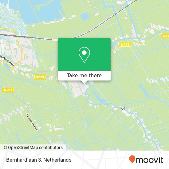Bernhardlaan 3, 2851 XC Haastrecht map