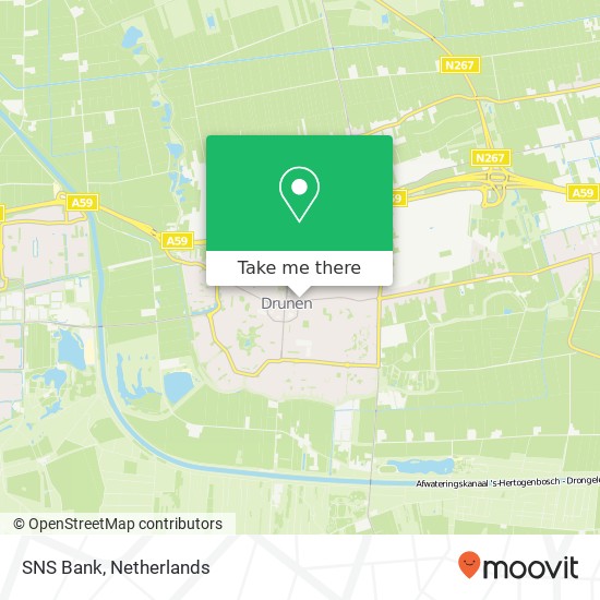 SNS Bank, Grotestraat 140 map