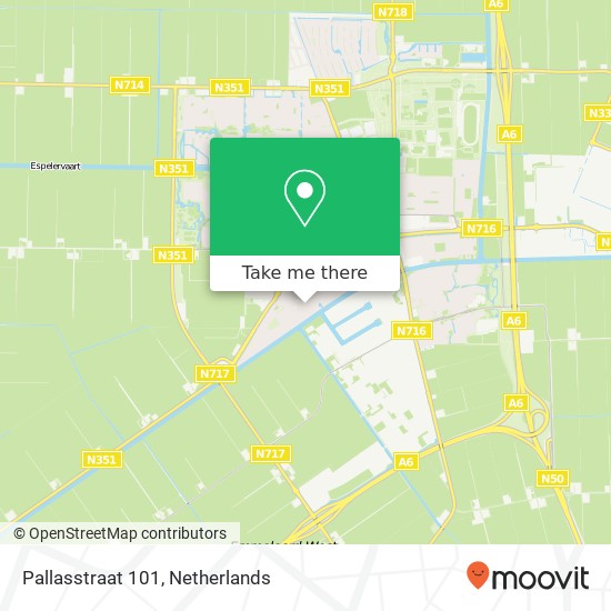 Pallasstraat 101, 8303 BK Emmeloord map