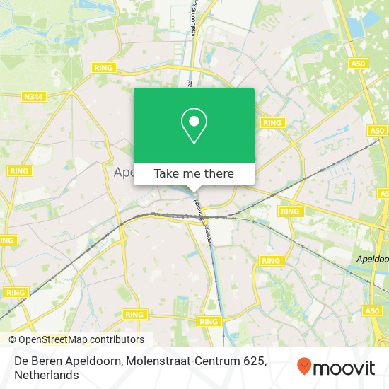 De Beren Apeldoorn, Molenstraat-Centrum 625 map