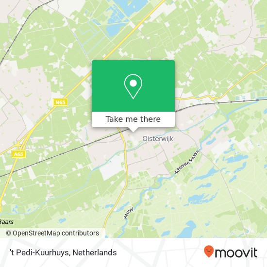 't Pedi-Kuurhuys, Kerkstraat 93A map
