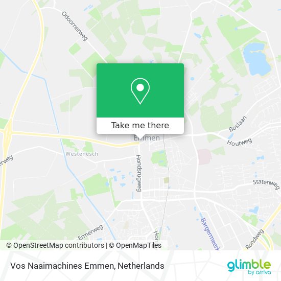 Vos Naaimachines Emmen map