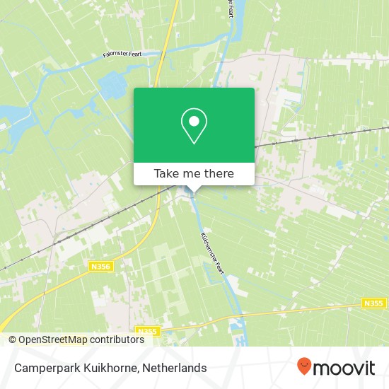 Camperpark Kuikhorne map