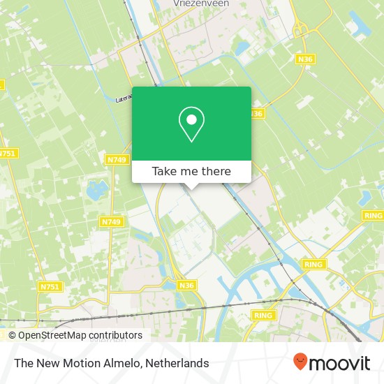 The New Motion Almelo Karte