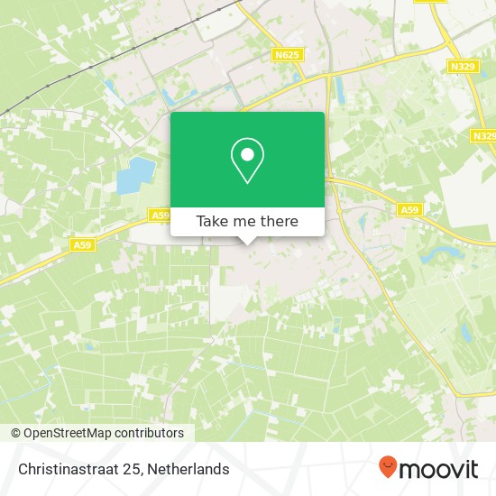 Christinastraat 25, 5384 KL Heesch map