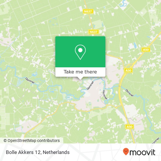 Bolle Akkers 12, 5491 NT Sint-Oedenrode map