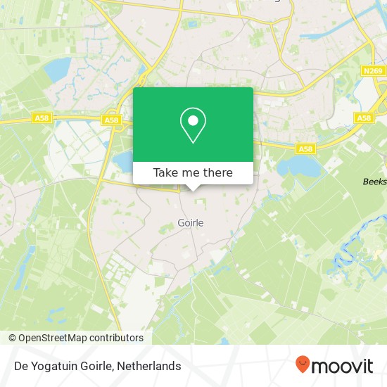 De Yogatuin Goirle, Kennedylaan 58 Karte