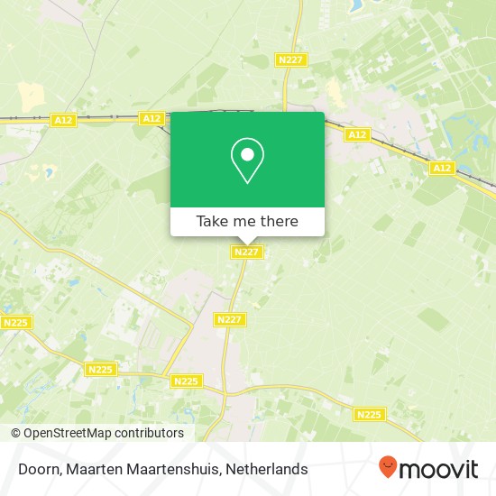 Doorn, Maarten Maartenshuis map