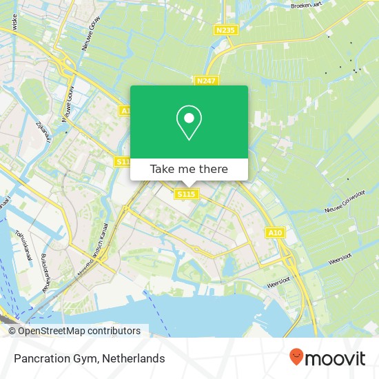 Pancration Gym, Zilverberg 68B map