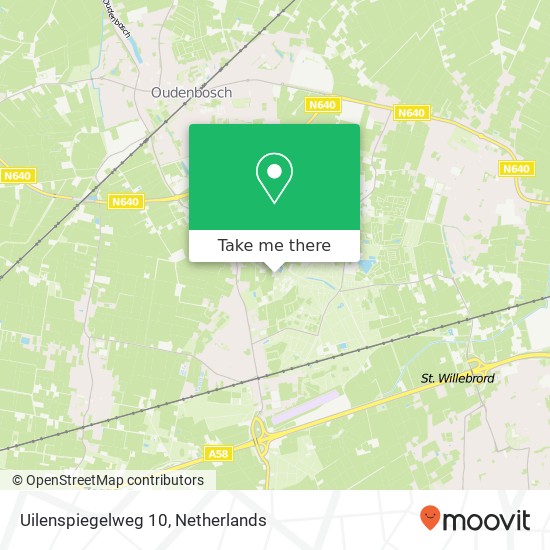 Uilenspiegelweg 10, 4744 RK Bosschenhoofd map