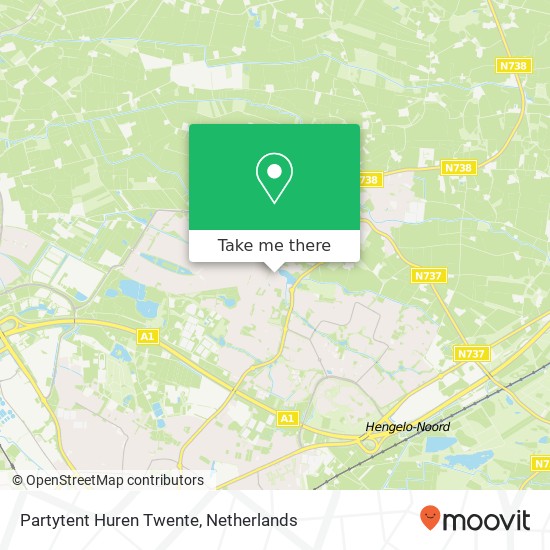 Partytent Huren Twente map