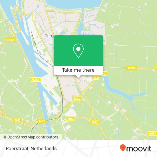 Roerstraat, 4535 GE Terneuzen map